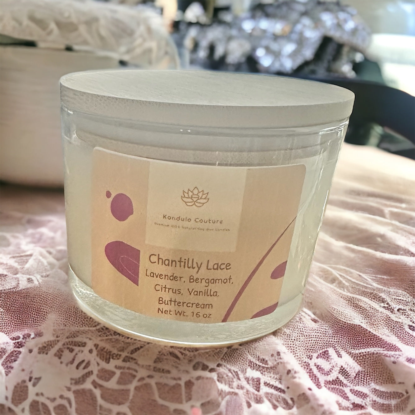 Chantilly Lace - 3 Wick